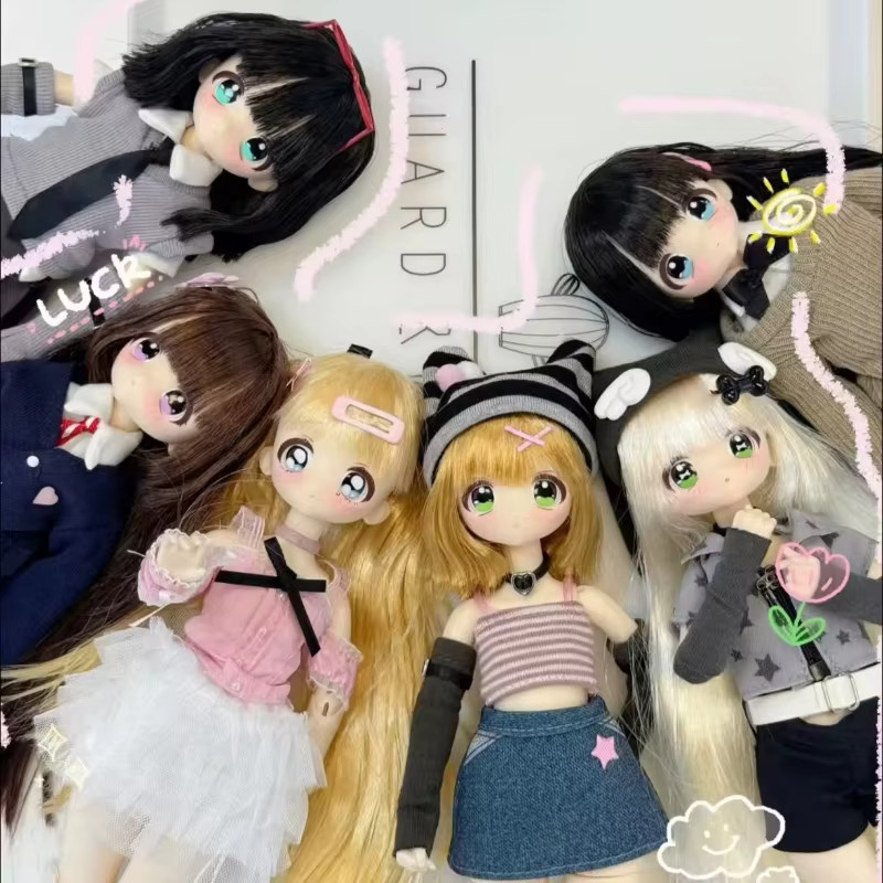 Luo Jiujiu Don't Touch My Bangs Kugelgelenkpuppe, Mystery Box, Anime-Figuren - Bild 1