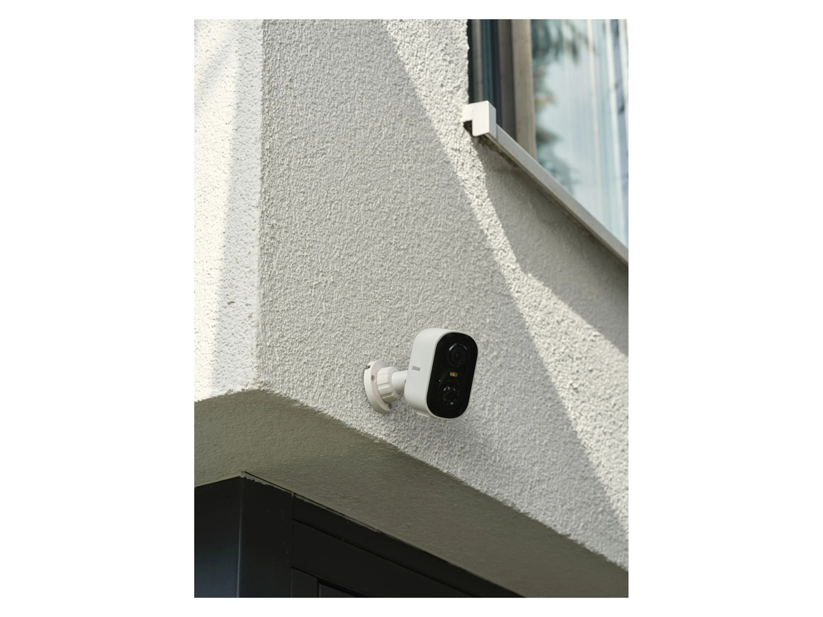 OSRAM Smart+ Smarte Outdoor Überwachungskamera mit Wifi und Solar in Weiß - Bild 4