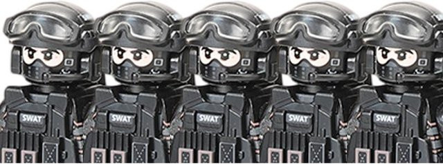 Yiran toy Stadtpolizei China Sturmsoldat SWAT Figuren, Bausteine - Bild 1