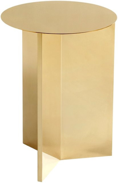 HAY Slit Beistelltisch aus Metall in Gold - Bild 1