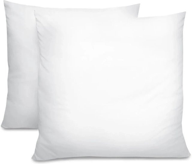 Beautissu BeauNuit UK Kopfkissen Set aus 2 Stück, Farbe Weiß, Material Mikrofaser, B/B: 80 x 80 cm, allergikerfreundlich und atmungsaktiv - Bild 1