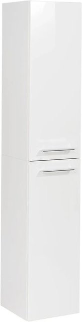 Fackelmann Bad-Hochschrank b.perfekt in Weiß mit 2 Türen und Soft-Close-Funktion, B/T/H: 30 x 31,8 x 158,8 cm - Bild 1