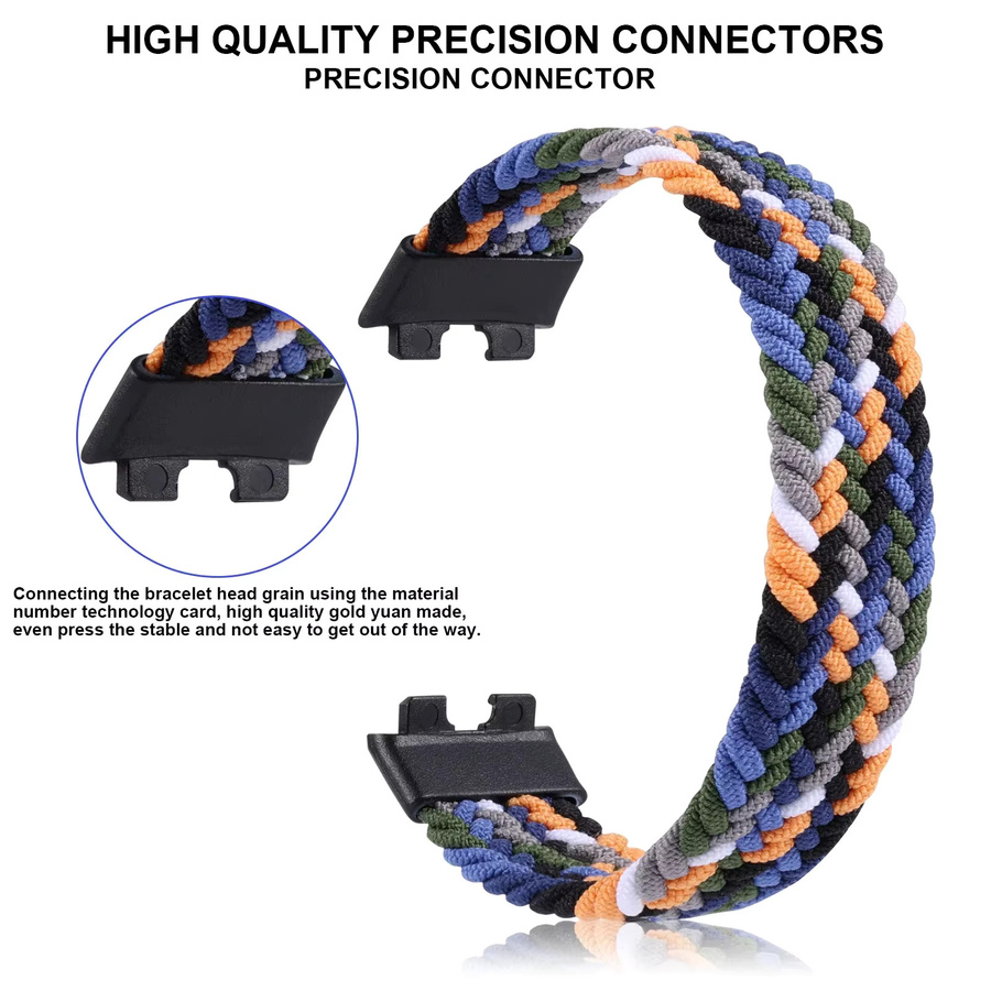 Uhrenarmband Nylon, Bunt, Unisex, für Huawei Band 8 und Band 9 - Bild 1