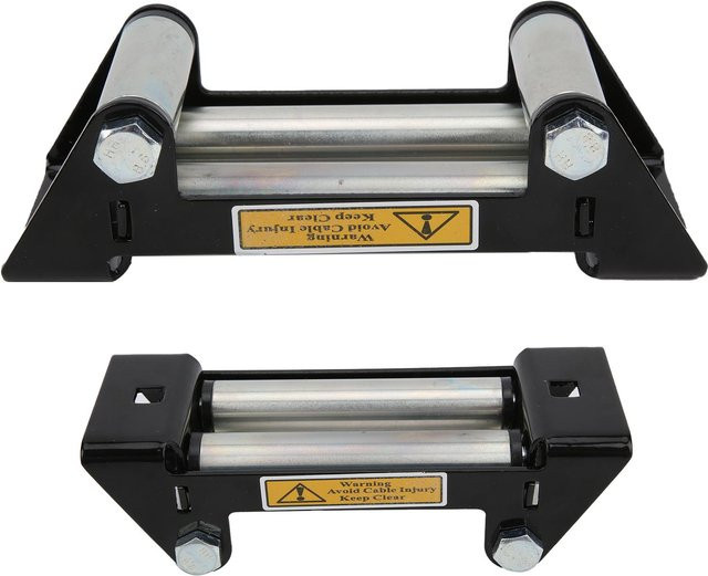 TOMTOP Universal Winde Roller Fairlead aus verzinktem Eisen in Silber, Durchmesser: 152 mm - Bild 1