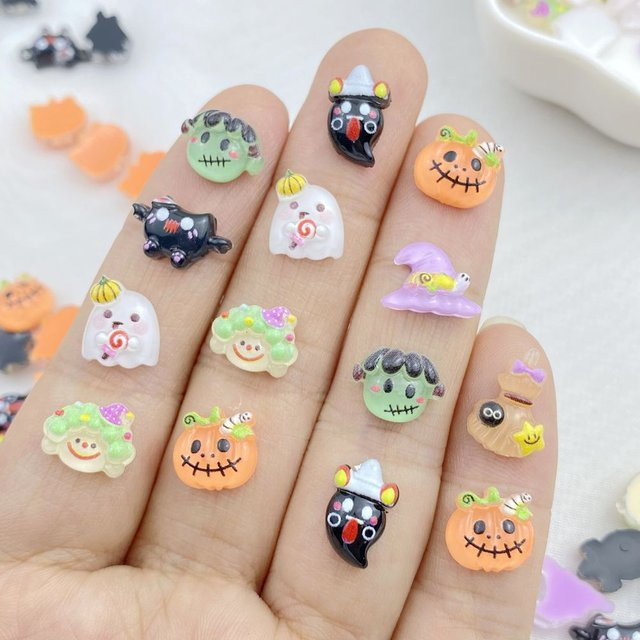 Harz Schmuck Zubehör, Halloween Kollektion, 50 Stück - Bild 1