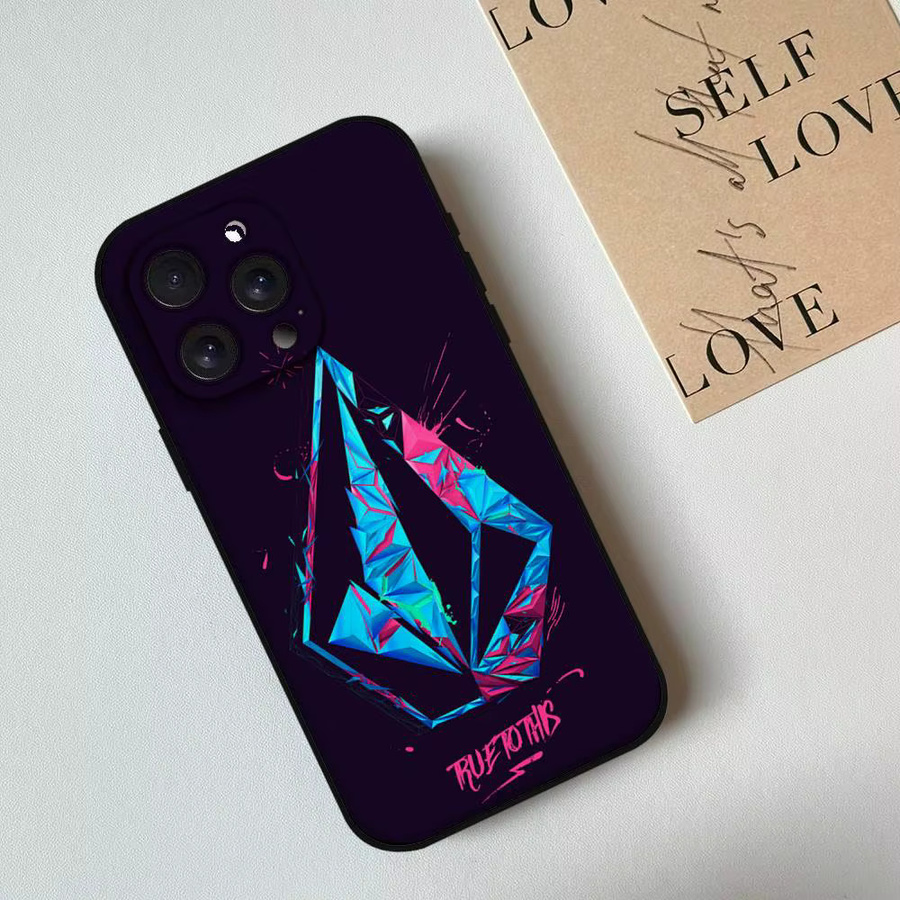 Volcom Logo Handyhülle aus weichem Silikon für iPhone Modelle in Matt-Optik - Bild 3