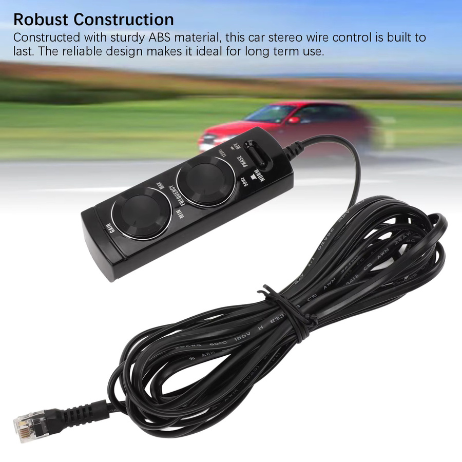 Drahtsteuerung für TS WX110A TS WX120A Autoradio Ultradünner Line Controller Subwoofer Lautsprechersteuerkabel in Schwarz - Bild 4