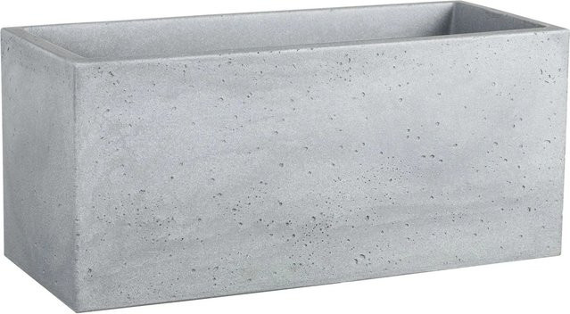 Scheurich Pflanzgefäß C-Cube Blumenkübel Stony Grey B/T/H: 26,5 x 25 x 58,5 cm - Bild 1