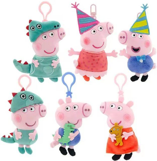 E-Strong Peppa Pig Plüsch Anhänger, Mini, Plüsch / Textil - Bild 1