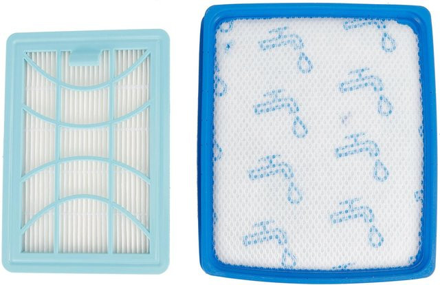 Philips Einlassluft- und Abluftfilterkernsieb in Weiß passend für Staubsauger FC9728 FC9732 FC9735 - Bild 1