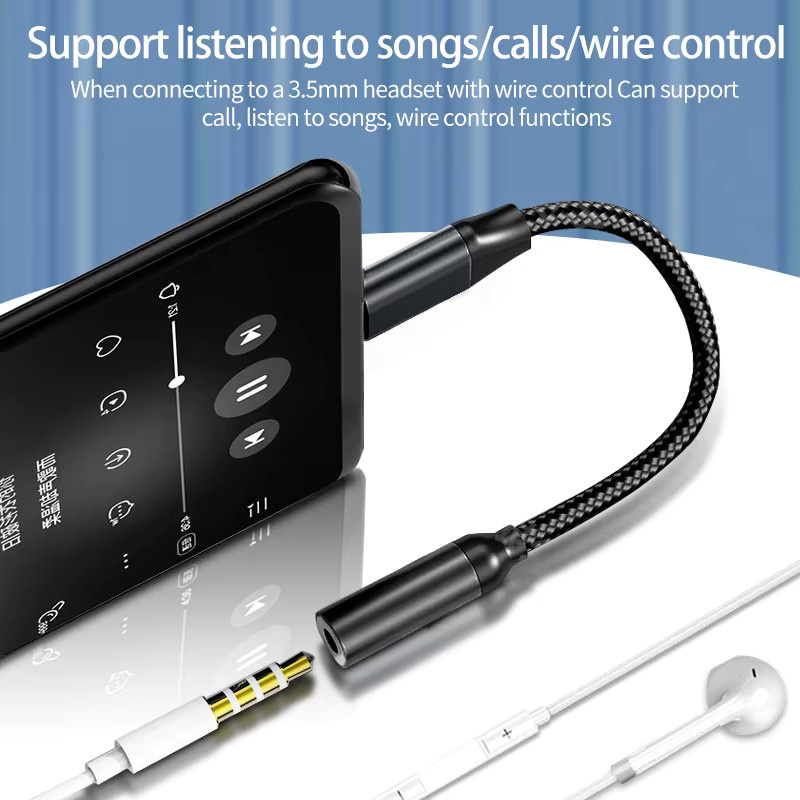 USB-C auf 3,5 mm Klinke Audio-Adapter in Schwarz für iPhone 15, Samsung Galaxy und andere USB-C Geräte - Bild 3