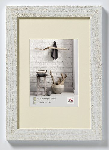 Walther Design Bilderrahmen HOME aus Holz in Weiß, B: 29,1 cm, H: 35,1 cm - Bild 1