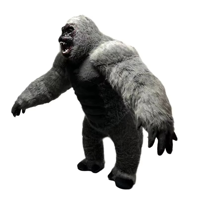 Potdemiel Gorilla aufblasbares Maskottchen-Kostüm, Plüsch, 2,6 m - Bild 2