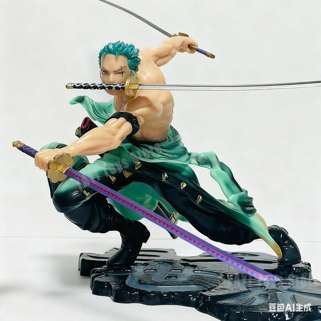 Yiran toy 1 One Piece Roronoa Zoro Action-Figur 10cm - Bild 1