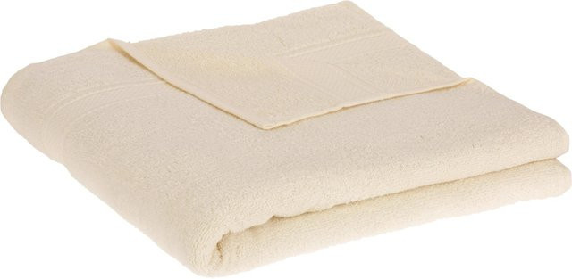 Modern Living Duschtuch Cindy aus Baumwolle in Weiß, Breite: 70 cm, Länge: 140 cm - Bild 1