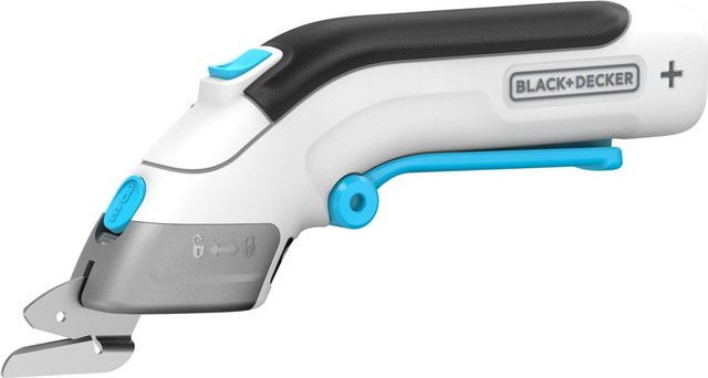 Black & Decker BCSC115-XJ Büro- und Bastelschere in Schwarz und Weiß - Bild 1
