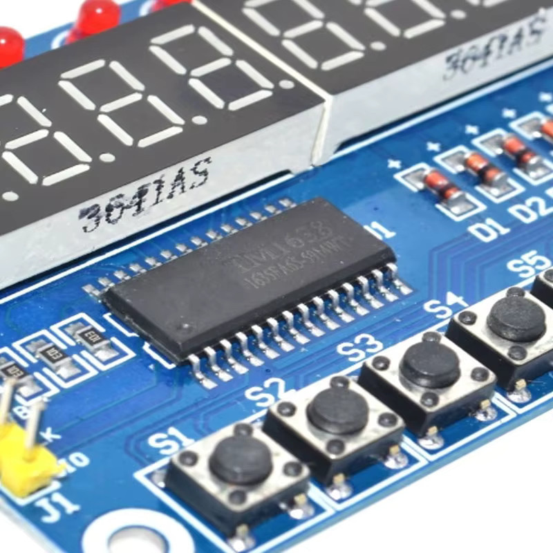 Si Tai&SH TM1638 Modul Schlüsselanzeige mit blauer 8-Bit digitale LED-Röhre für AVR und Arduino - Bild 2