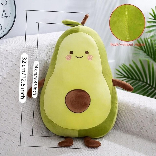 Kawaii Avocado Plüschtier, Grün, ab 6 Jahren - Bild 1