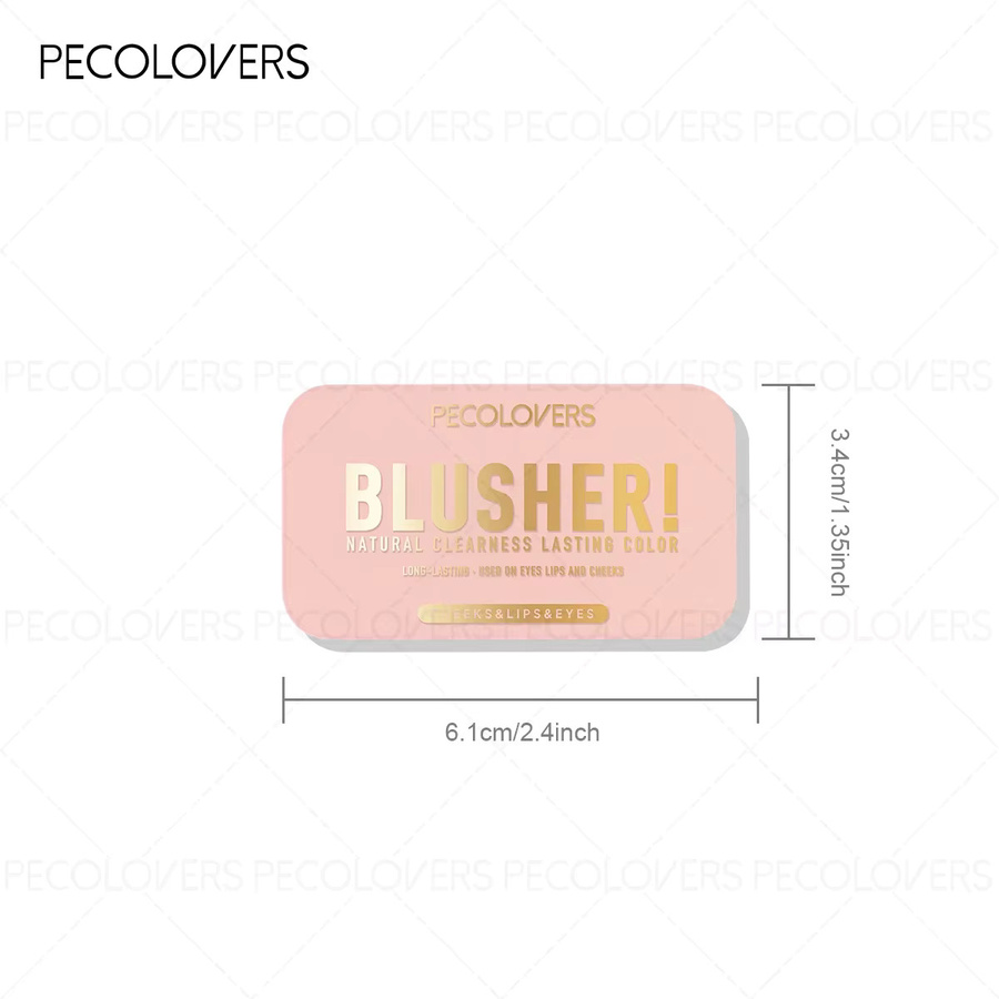PECOLOVERS Rouge-Puder, Helles Beige, Matt, Unisex - Bild 4