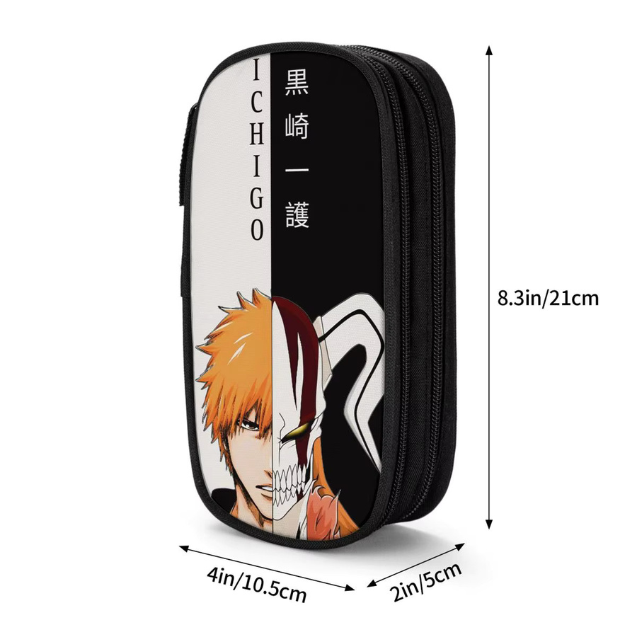 Bleach Ichigo Kurosaki Anime Federmäppchen für Jungen und Mädchen als Stiftbox und Schreibwaren-Etui - Bild 2