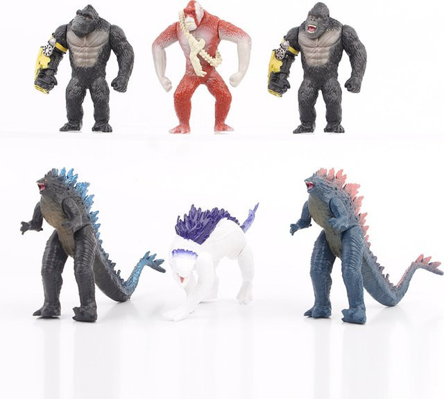 Bandai Godzilla VS King Kong 2 New Empire Monsters, Action Figure, 6-teiliges Set - Bild 1