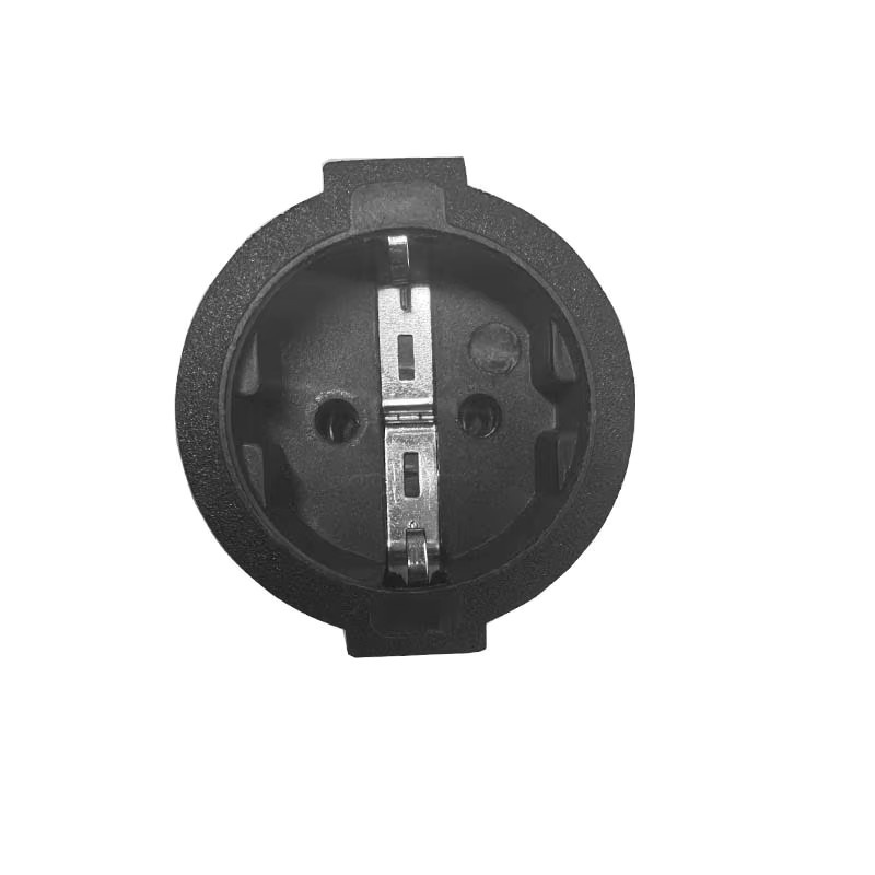 IEC320 C14 auf EU Schuko Konverter Adapter in Schwarz für UPS und PDU mit IEC 320 C14 Stecker und CEE 7/7 Buchse - Bild 2