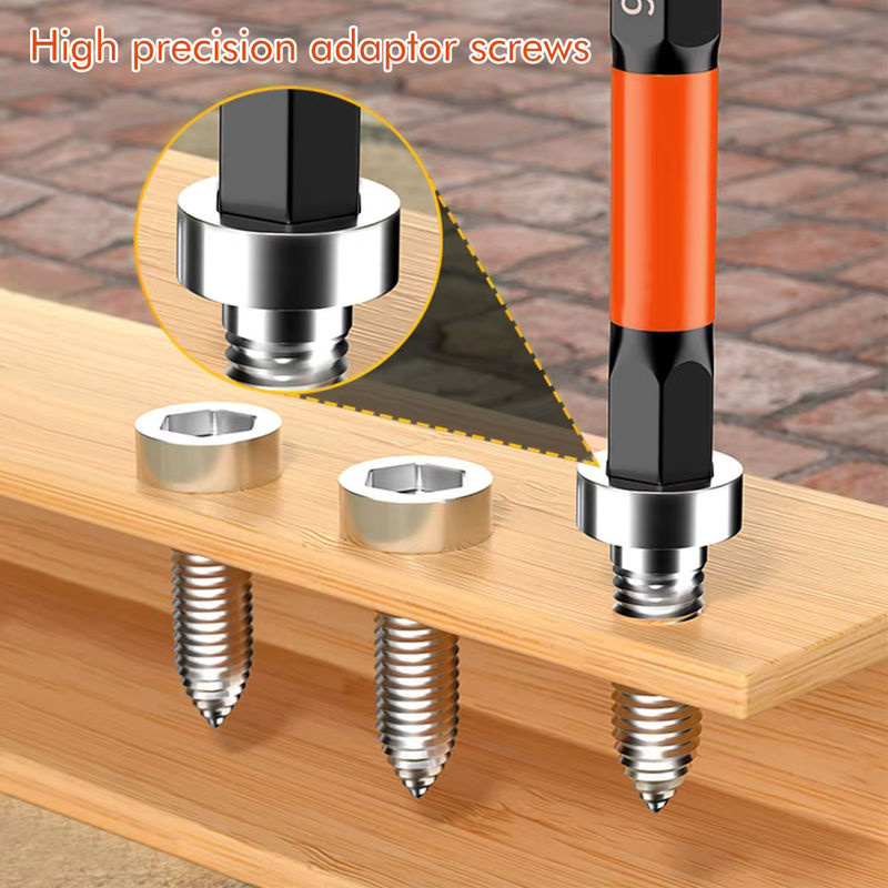 SHENSEN Sechskant-Schraubendreher Bit 1/4 Zoll Magnetisch für Schlagschrauber und Bohrmaschinen - Bild 4