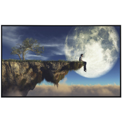 papermoon EcoHeat Infrarotheizung Mann an Klippe vor Mond mit Matt-Effekt in Bunt, App-Steuerung und Überhitzungsschutz - Bild 2