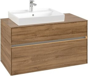 V&B Waschtischunterschrank Collaro mit LED-Beleuchtung, B/T/H: 100 x 54,8 x 50 cm - Bild 1