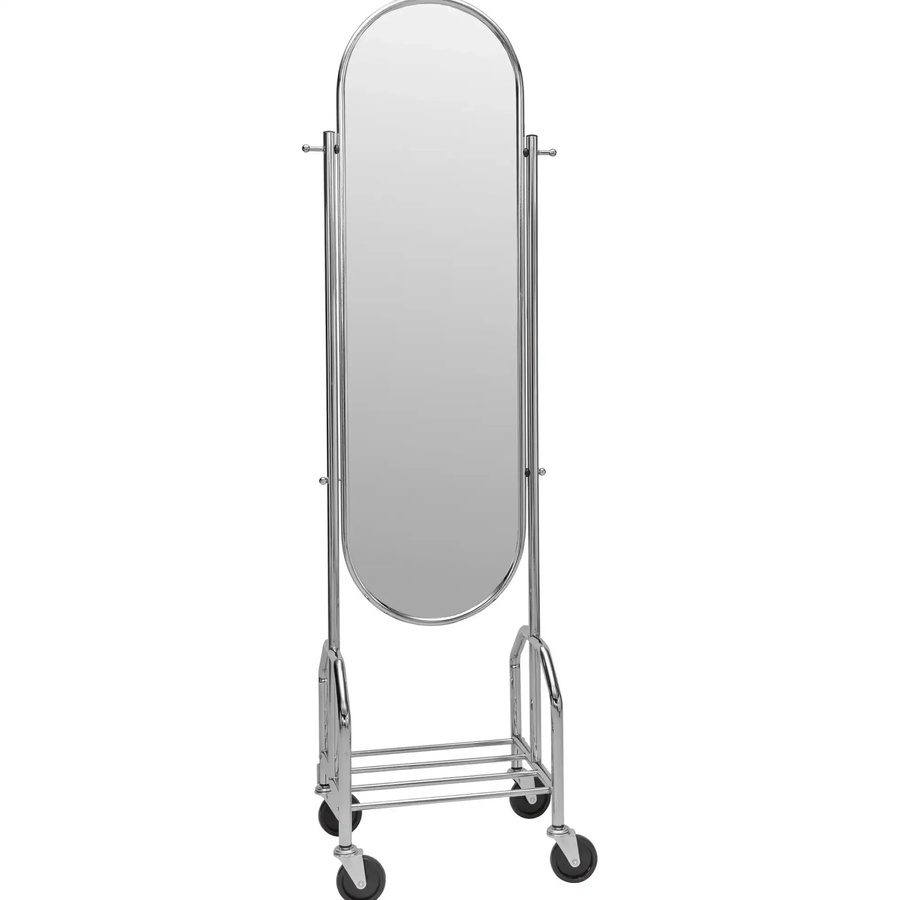 House Doctor Spiegel Silber mit minimalistischem Design aus Aluminium, Höhe: 179,5 cm, Breite: 53,5 cm, Tiefe: 35,5 cm - Bild 1