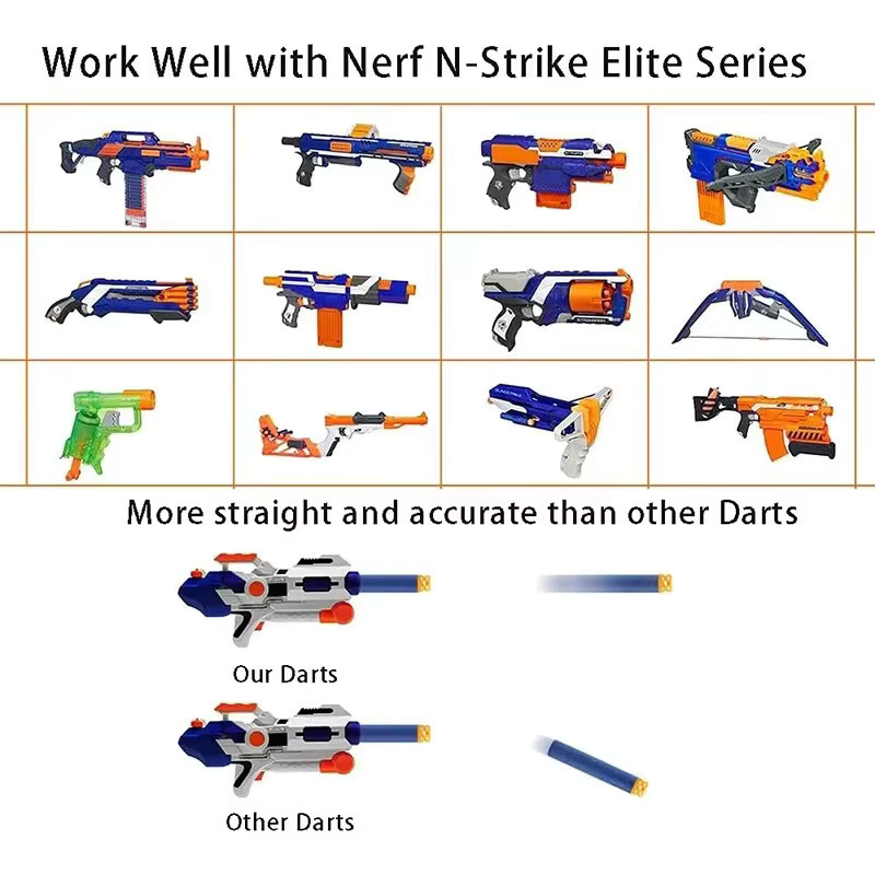 Nerf Nachfüllpack, blaue Schaumstoff-Darts, Blau - Bild 3