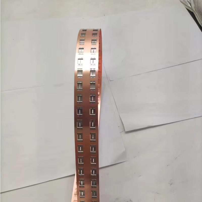 PunChron Kupfer-Busbar 21700-2P mit 21,4mm Anschlussabstand, Kupfer-Nickel-Verbundblech, Gold, 3 Stück - Bild 3