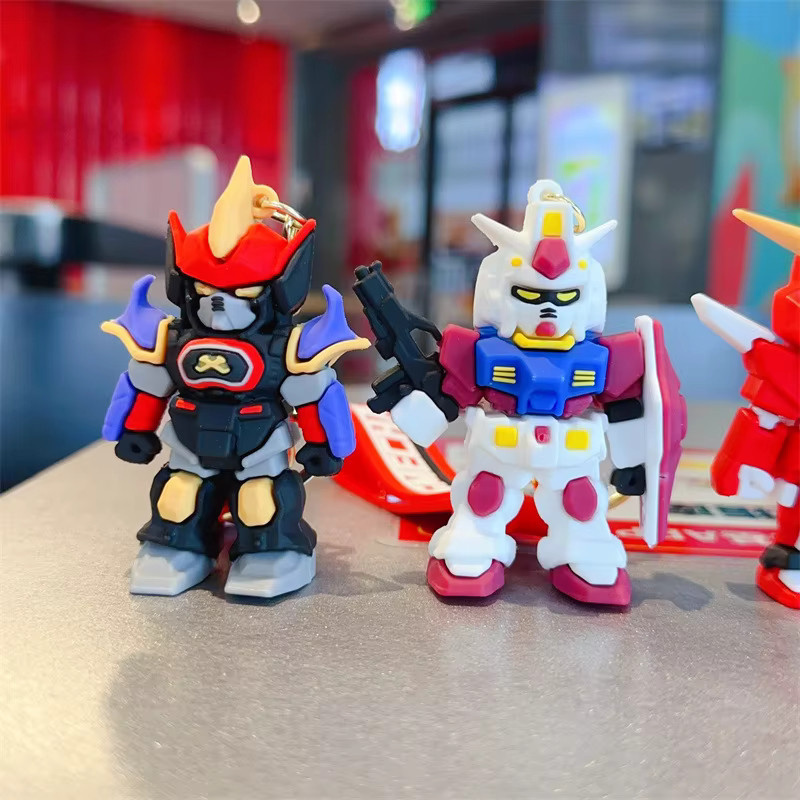 Bandai Gundam Armband-Schlüsselanhänger, Silikon, Gummi, Bunt / Mehrfarbig - Bild 3