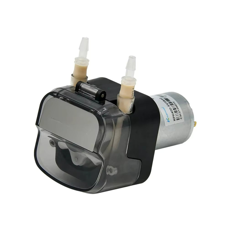 Kamoer Peristaltikpumpe KPK400 mit hohem Durchfluss 400 ml/min, Schwarz, 12V/24V Gleichstrommotor, selbstansaugende Dosierpumpe für Laboranwendungen - Bild 1