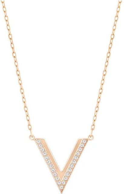 Swarovski Halskette Delta Serie, Roségold, Damen, Kristall - Bild 1