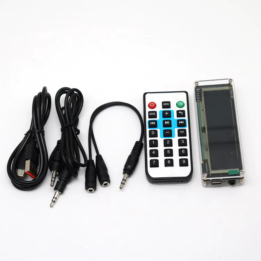 DYKBmetered WLAN-Uhr mit OLED Musik-Spektrum und Bluetooth, Digitaler Timer mit VU-Meter und Fernbedienung, Farbe: Grün - Bild 5