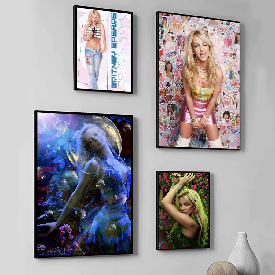 Britney Spears Poster Wandaufkleber Bilibili Mehrfarbig - Bild 2