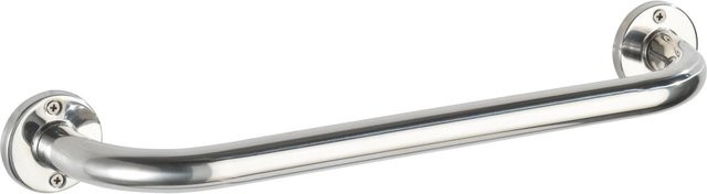 Wenko Badewannengriff Basic aus Edelstahl in Silber, hochglanzpoliert, B/H/T: 46,0 x 9,5 x 6,0 cm - Bild 1