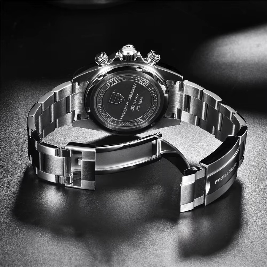 Pagani Design Chronograph, Quarz, Edelstahl, Saphirglas, 40 mm, Herren - Bild 5