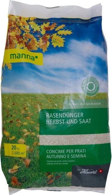 Manna Rasendünger Herbst und Saat granuliert 20 kg - Bild 1