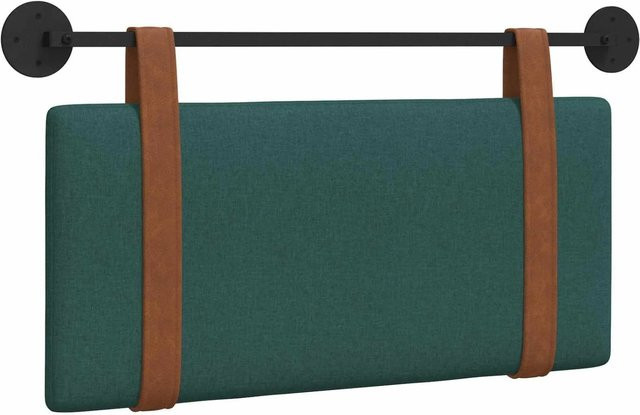 vidaXL Polsterpaneel für die Wandmontage in Dunkelgrün, B/H/T: 90 x 55 x 5 cm - Bild 1