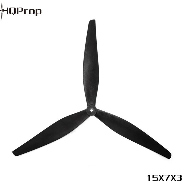 HQProp 15X7X3 1570 CW CCW, Propeller, schwarz, Kunststoff, 1 Paar - Bild 1