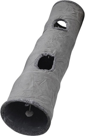 Toys Arts Katzentunnelspielzeug, Peekaboo-Tunnel mit Ball, grau
