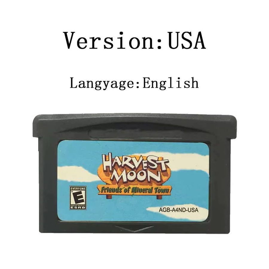 Bandai Friends of Mineral Town, GBA Game Cards Cartridge, 32-Bit-Videospielkonsolenkarten - Bild 2