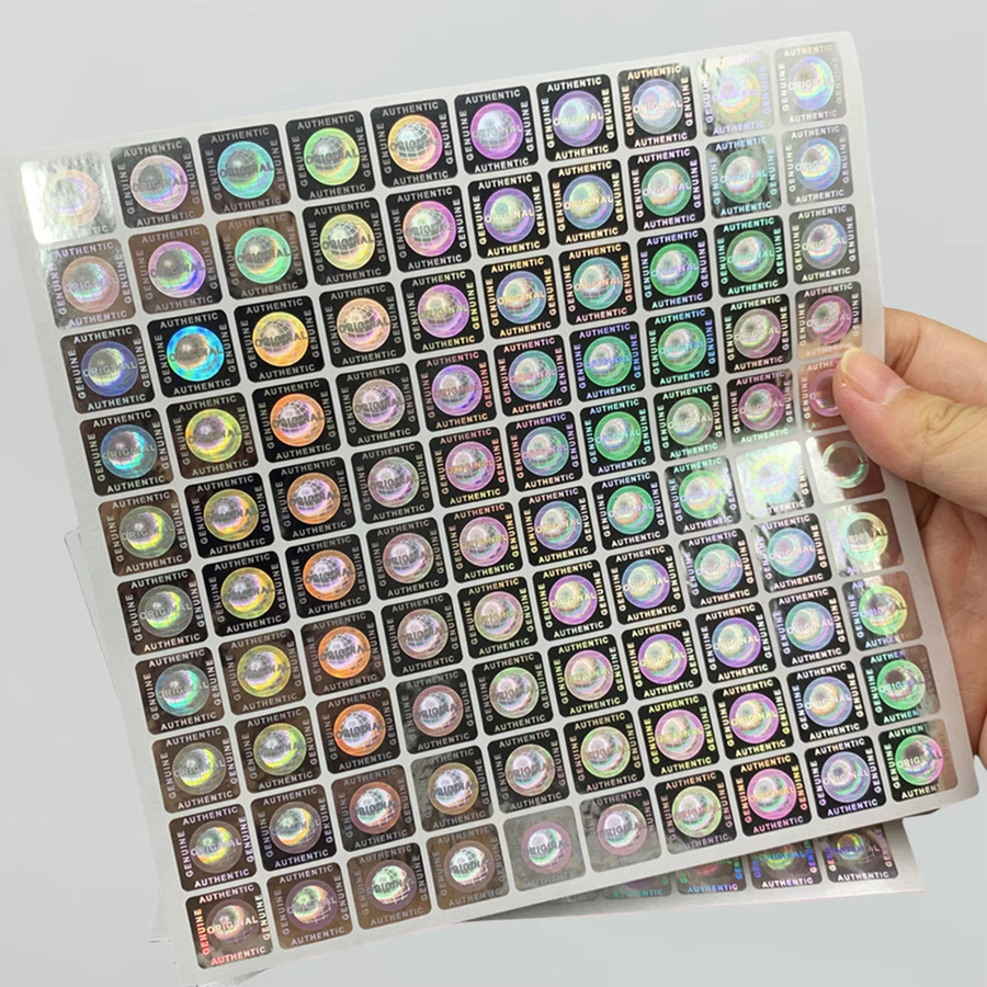 Universelle manipulationssichere Hologramm-Aufkleber in Silber und Multicolour, fälschungssichere VOID-Aufkleber für den Einmalgebrauch - Bild 6
