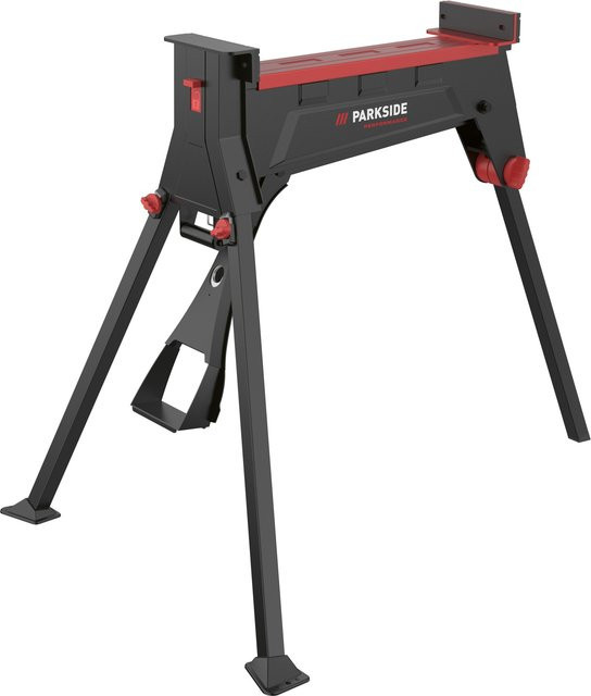 PARKSIDE PERFORMANCE Schwerlast-Arbeitsbock klappbar, Schwarz - Bild 1