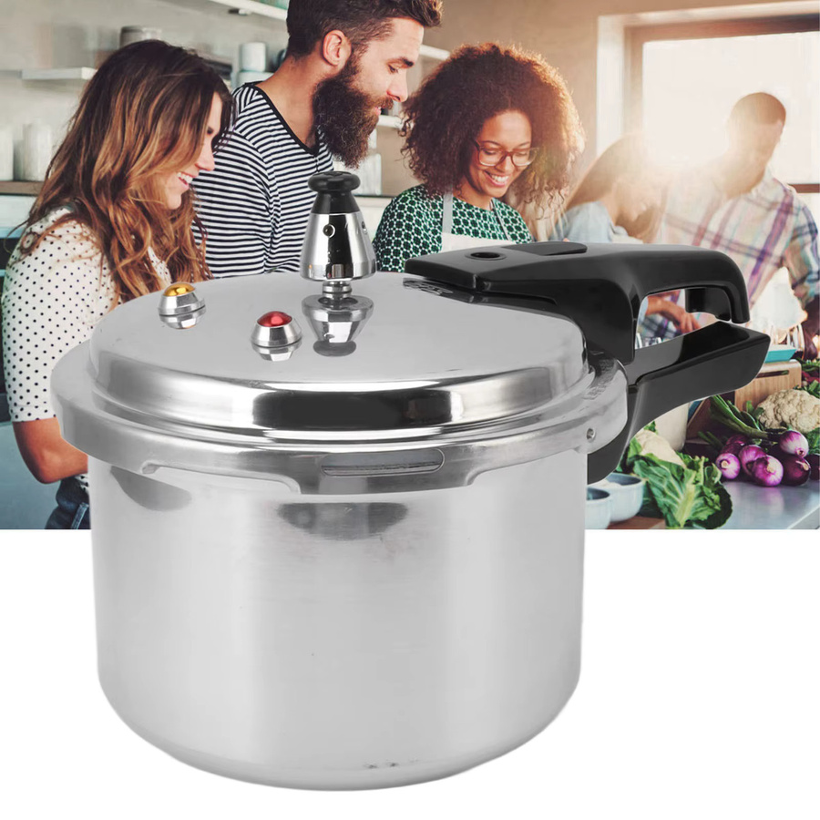TOPINCN Schnellkochtopf aus Aluminiumlegierung in Silber, 3 Liter - Bild 3