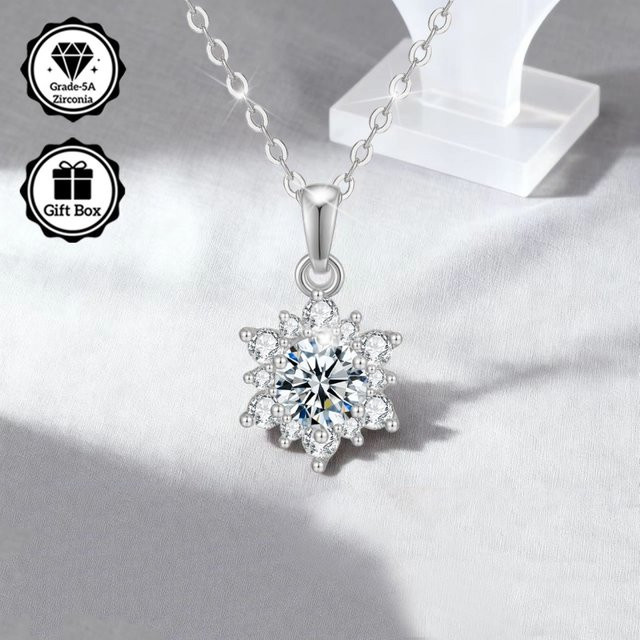 LAMVOICE Halskette, Silber, Zirkonia, Damen - Bild 1