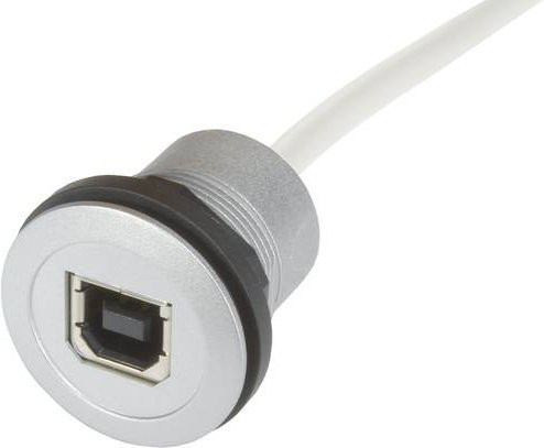 HARTING Serviceschnittstelle Steckverbinder USB-C in Silber - Bild 1