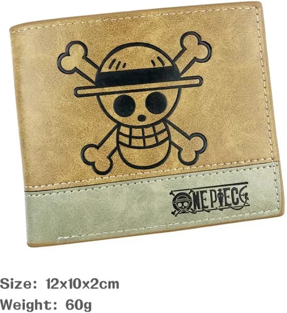 Bandai One Piece Wallet, Luffy Zoro Ace Skeleton Anime, Geldbörse - Bild 1